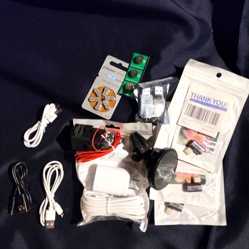 Universal Cell Phone Accessories Lot Black and White